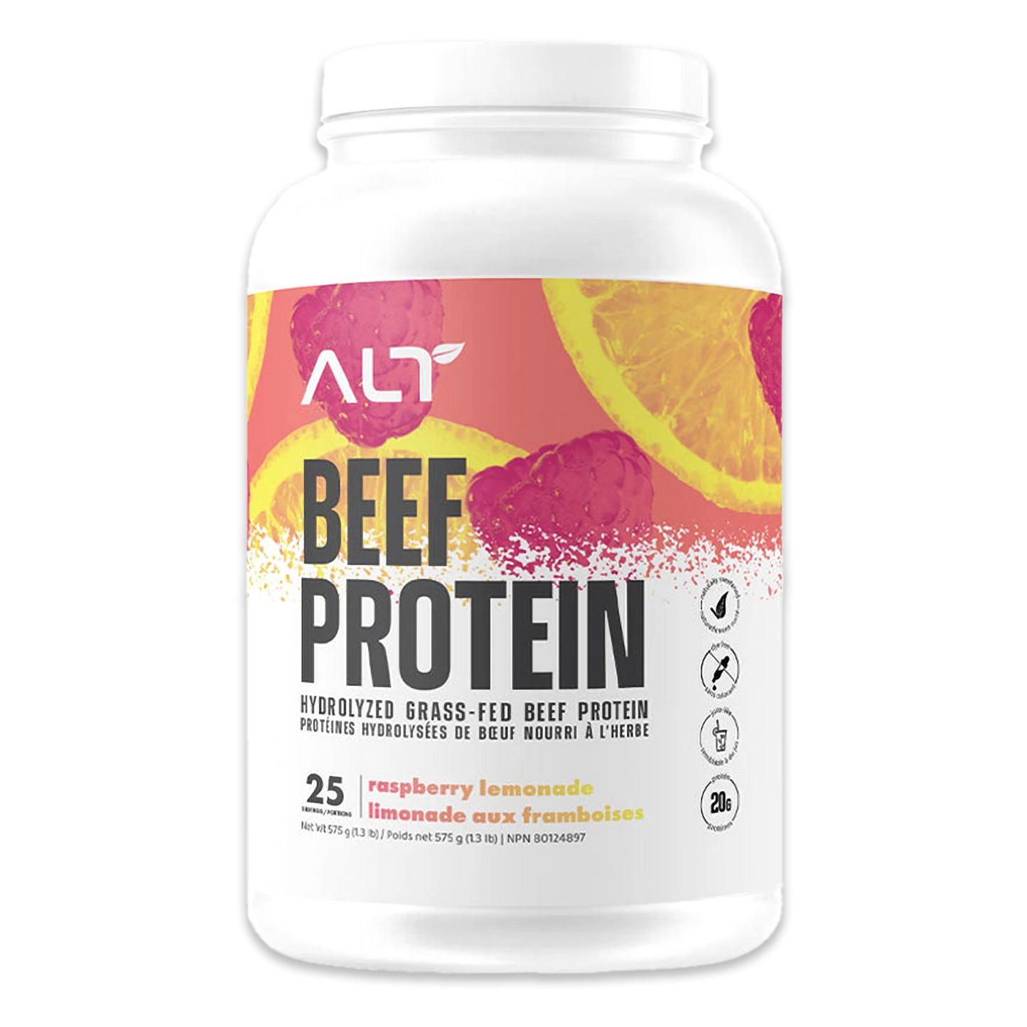 ALT Grass Fed Beef Protein 575g