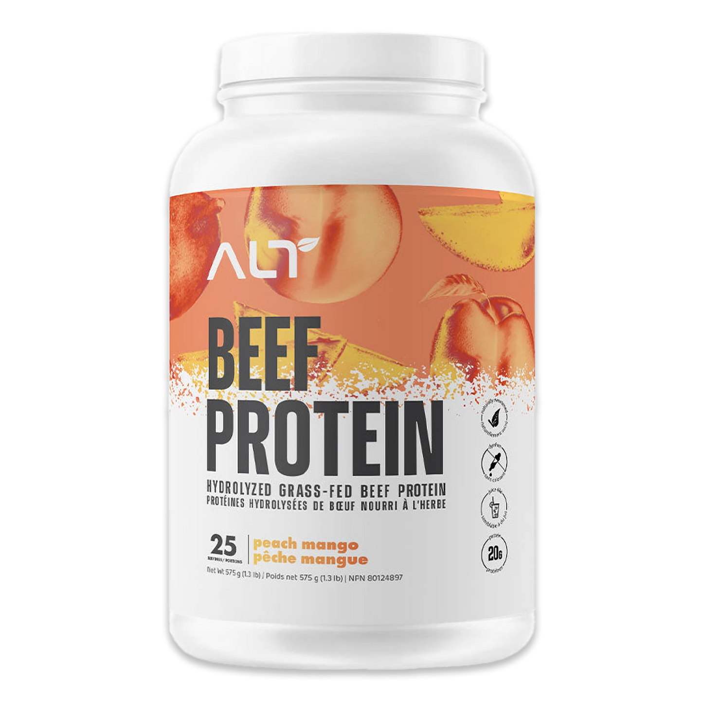 ALT Grass Fed Beef Protein 575g