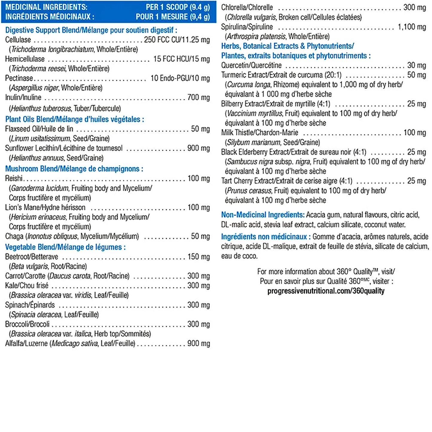 Progressive VegeGreens 635g
